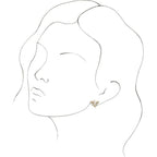 Pearl Geometric Earrings - Image 3