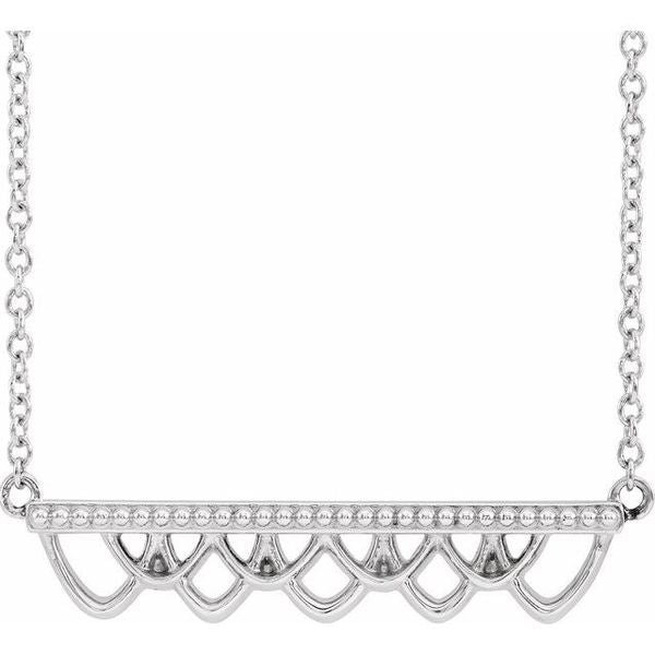 Vintage-Inspired Bar Necklace