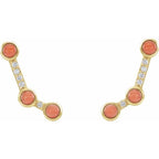 Scattered Cabochon Ear Climbers - Image 2