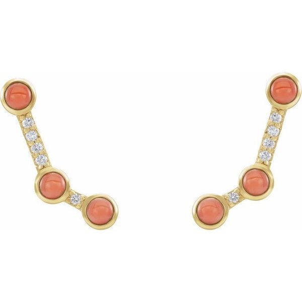 Scattered Cabochon Ear Climbers - Image 2