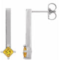 Bar Drop Earrings