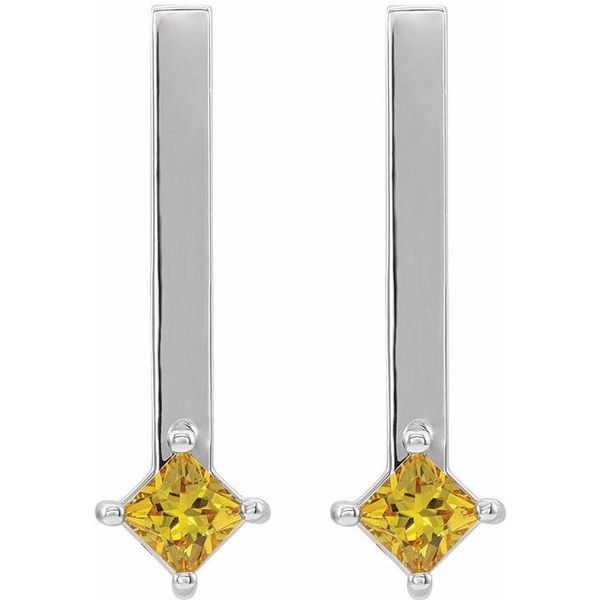 Bar Drop Earrings - Image 2