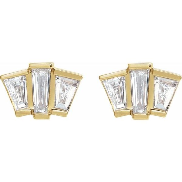 Geometric Cluster Earrings - Image 2
