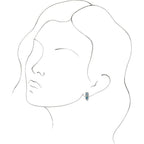 Geometric Bar Earrings - Image 3