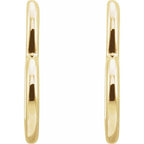 Heart Hoop Earrings - Image 2