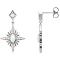 Accented Star Earrings