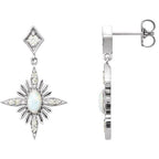 Accented Star Earrings