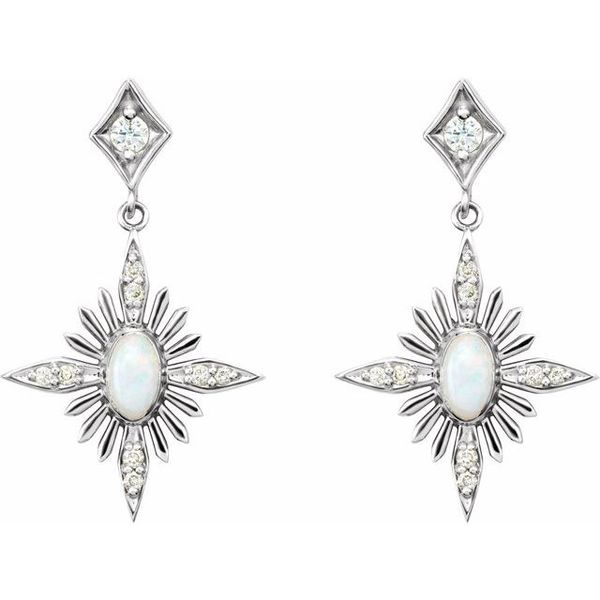 Accented Star Earrings - Image 2