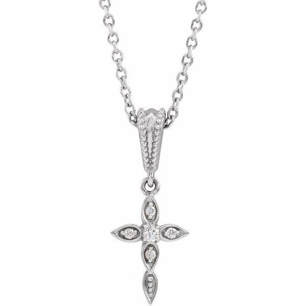 Vintage-Inspired Cross Necklace