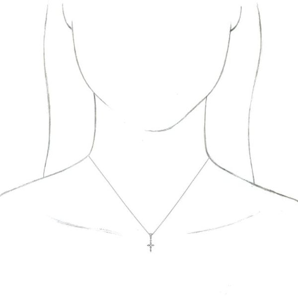 Vintage-Inspired Cross Necklace - Image 3