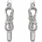 Infinity-Inspired Hoop Earrings - Image 2