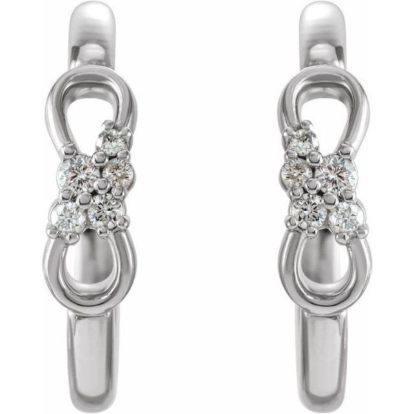 Infinity-Inspired Hoop Earrings - Image 2
