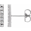 French-Set Bar Earrings