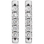 French-Set Bar Earrings - Image 2