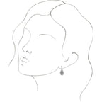 Geometric Dangle Earrings - Image 3