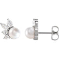Accented Pearl Earrings