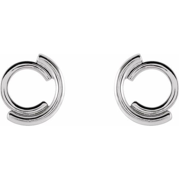 Circular Drop Earrings - Image 2