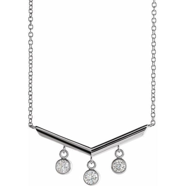 V Bar Necklace