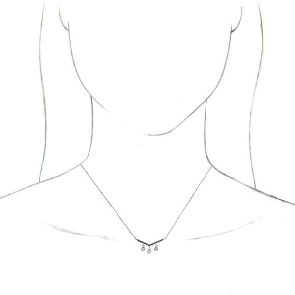 V Bar Necklace - Image 3