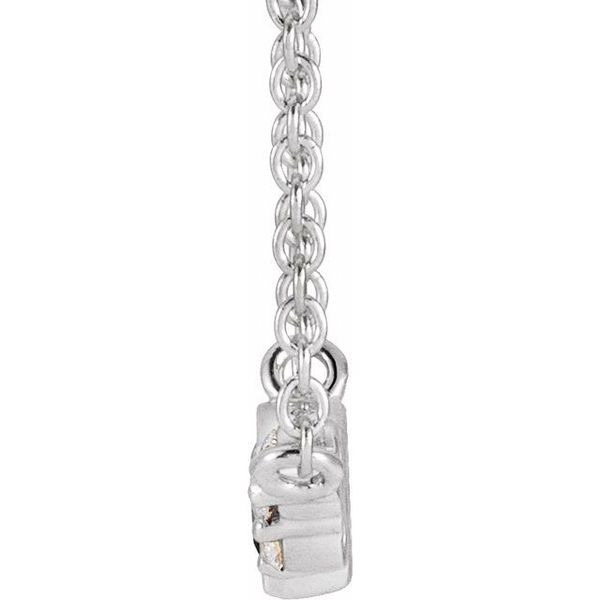 Accented Bezel-Set Necklace - Image 2