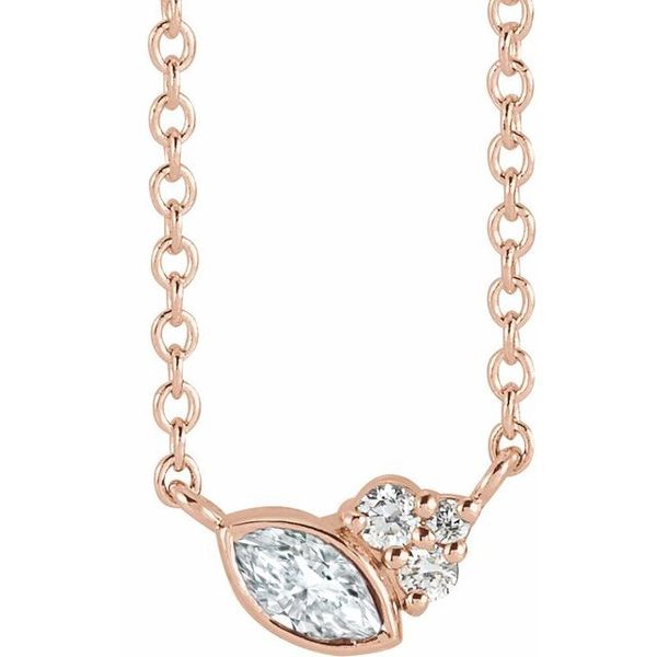Accented Bezel-Set Necklace