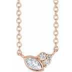 Accented Bezel-Set Necklace