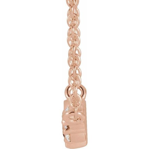 Accented Bezel-Set Necklace - Image 2