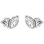 Accented Bezel-Set Earrings - Image 2