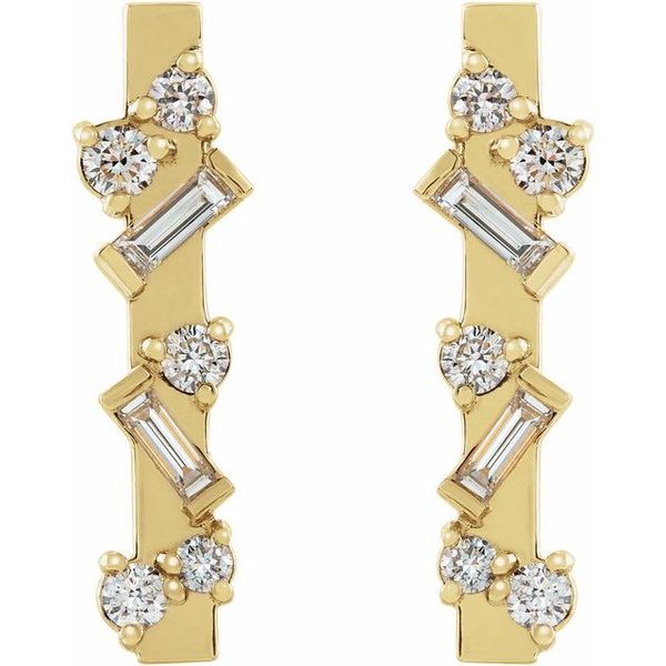 Scattered Bar Earrings - Image 2
