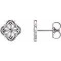 Vintage-Inspired Clover Earrings