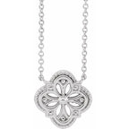 Vintage-Inspired Clover Necklace