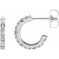 Vintage-Inspired J-Hoop Earrings