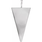 Engravable Geometric Pendant