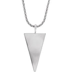 Engravable Geometric Necklace