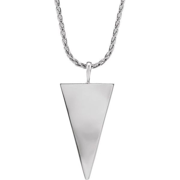 Engravable Geometric Necklace