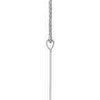 Engravable Geometric Necklace - Image 2