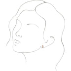 Accented Bar Earrings - Image 3