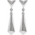 Geometric Dangle Earrings - Image 2