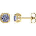 Round 4-Prong Earrings