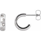 Accented Hoop Earrings