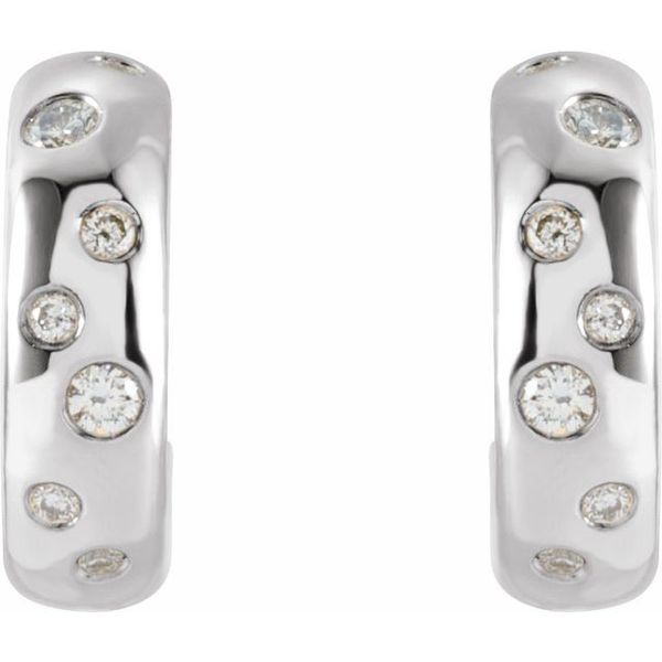 Accented Hoop Earrings - Image 2