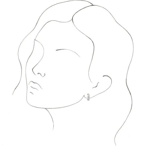 Accented Hoop Earrings - Image 3