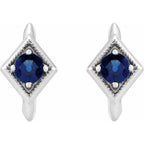 Geometric Hoop Earrings - Image 2