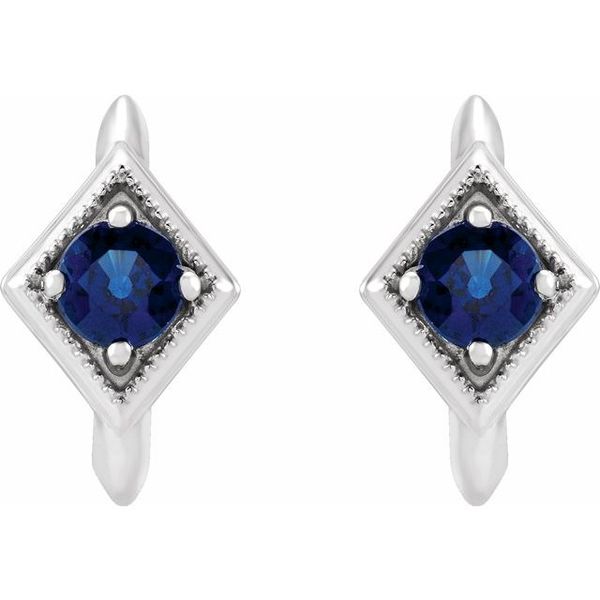 Geometric Hoop Earrings - Image 2