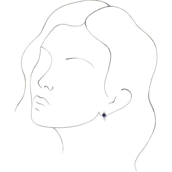 Geometric Hoop Earrings - Image 3