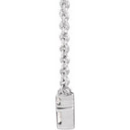Accented Baguette Bar Necklace - Image 2