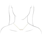 Accented Baguette Bar Necklace - Image 3