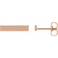 Engravable Bar Earrings