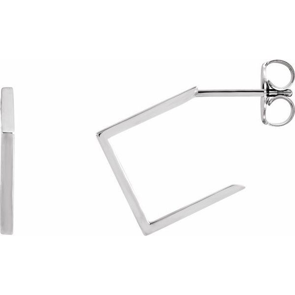 Geometric Hoop Earrings