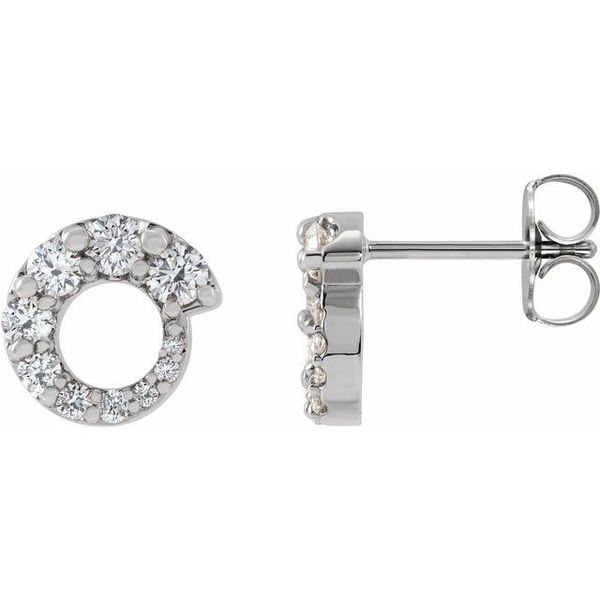 Graduated Circle Earrings